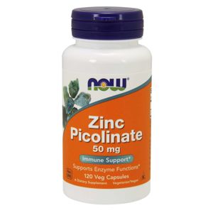 NOW Foods Zinc Picolinate 50 mg Veg Capsules
