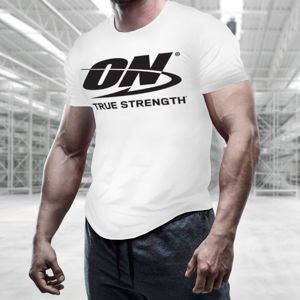 Optimum Nutrition Men´s T-shirt True Strength White  XXL