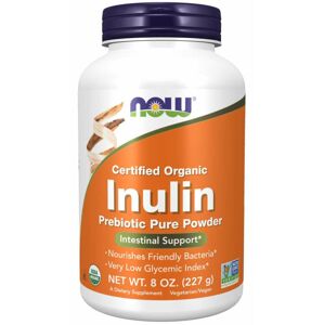 NOW Foods BIO Inulín prebiotická vláknina 227 g