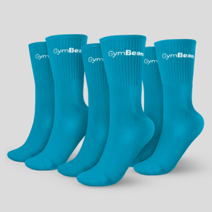GymBeam Ponožky 3/4 Socks 3Pack Aquamarine  L/XLL/XL