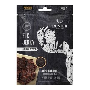 Renjer Sušené losie mäso Elk Jerky 15 x 25 g čierne korenie
