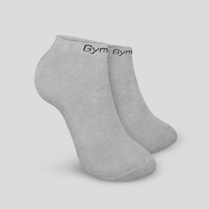 GymBeam Ponožky Ankle Socks 3Pack Grey  M/L