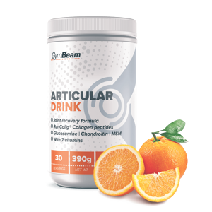 GymBeam Kĺbová výživa Articular Drink 390 g pomaranč