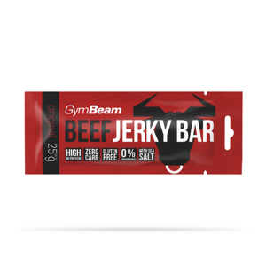 GymBeam Beef Jerky Bar 25 x 25 g korenistá príchuť