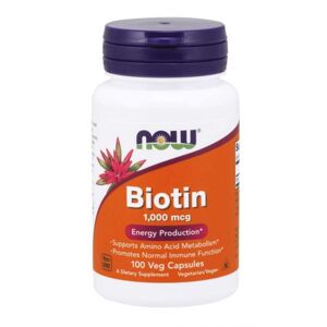 Now Foods Biotin 1000 1000 mcg 100 kapsúl