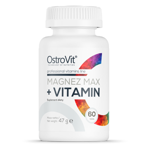 OstroVit Magnez MAX + Vitamín 60 tabs