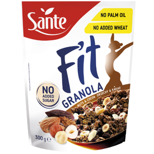 Sante Fit Granola 300 g orechy a kakao