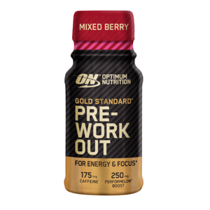 Optimum Nutrition Gold Standard Pre-Workout Shot 60 ml mix bobuľovitého ovocia