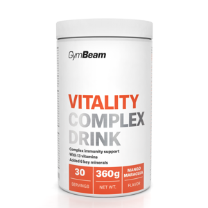 GymBeam Vitality Complex Drink 360 g zelené jablko