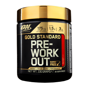Optimum Nutrition Gold Standard Pre-Workout 330 g zelené jablko