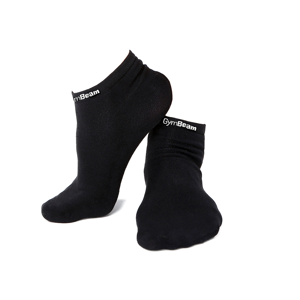 GymBeam Ponožky Ankle Socks 3Pack Black  M/L