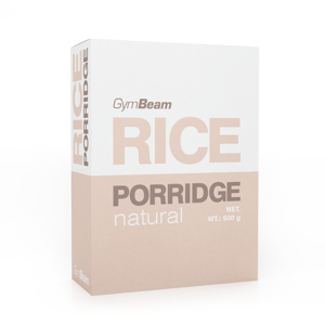 GymBeam Ryžová kaša 5 x 500 g prírodná chuť