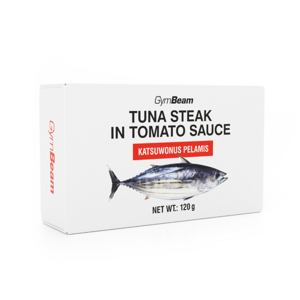 GymBeam Steak z tuniaka v paradajkovej omáčke 120 g