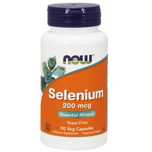 NOW Foods Selenium 200 mcg 90 kaps.