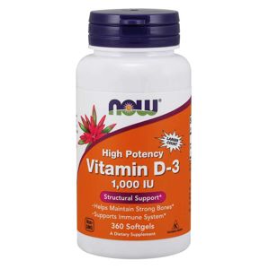 Now Foods Vitamín D3 1000 IU 360 kapsúl